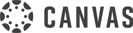 Canvas logo, black text